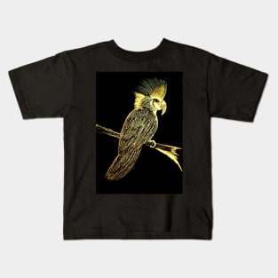 LUSTRE GOLD COCKATOO Kids T-Shirt